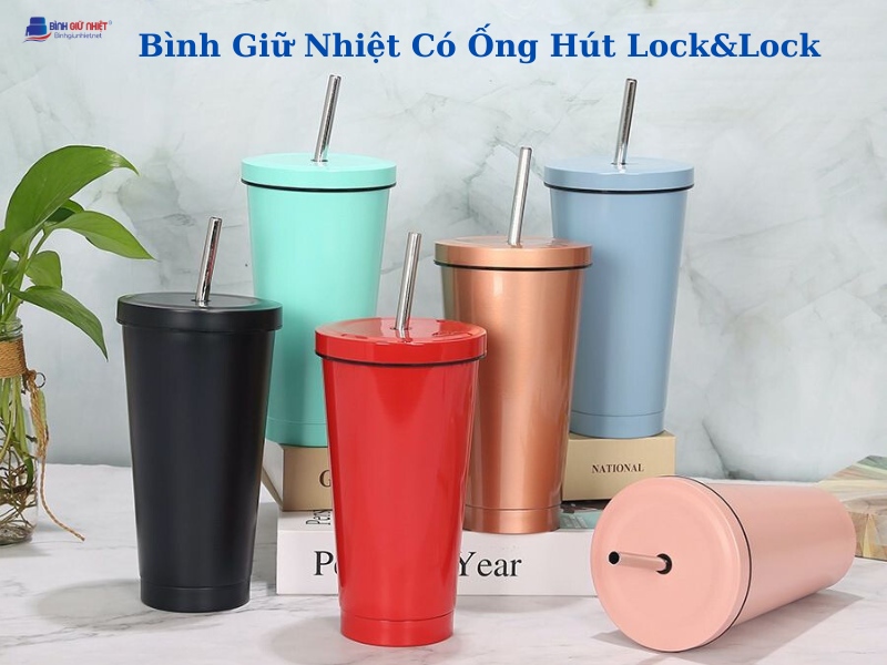 Bình Giữ Nhiệt Có Ống Hút Lock&Lock binhgiunhietnet