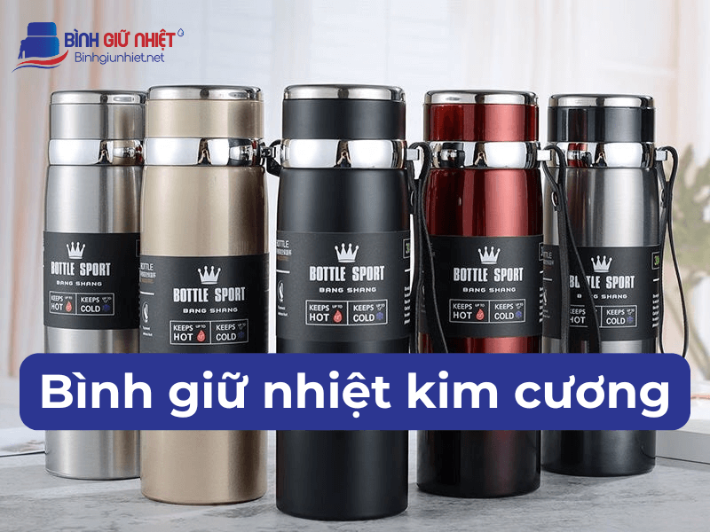 bình giữ nhiệt kim cương