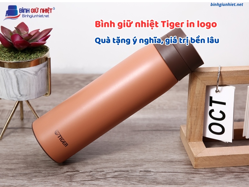 Bình giữ nhiệt Tiger in logo binhgiunhietnet