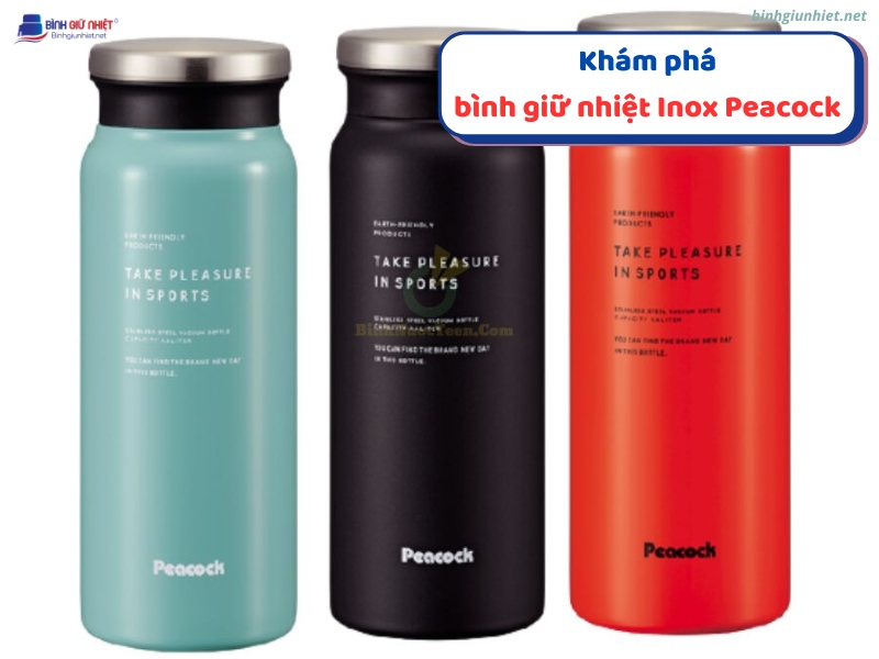 bình giữ nhiệt Inox Peacock binhgiunhietnet
