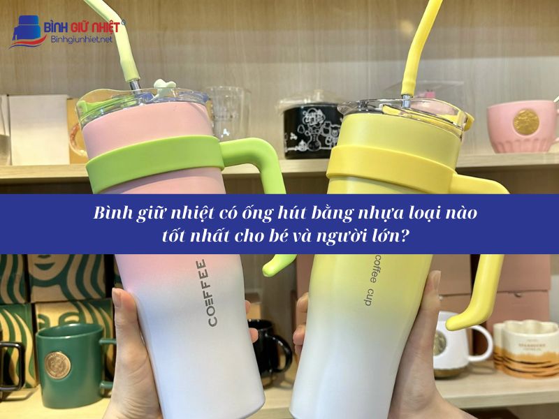 Cách chọn bình giữ nhiệt có ống hút bằng nhựa chất lượng