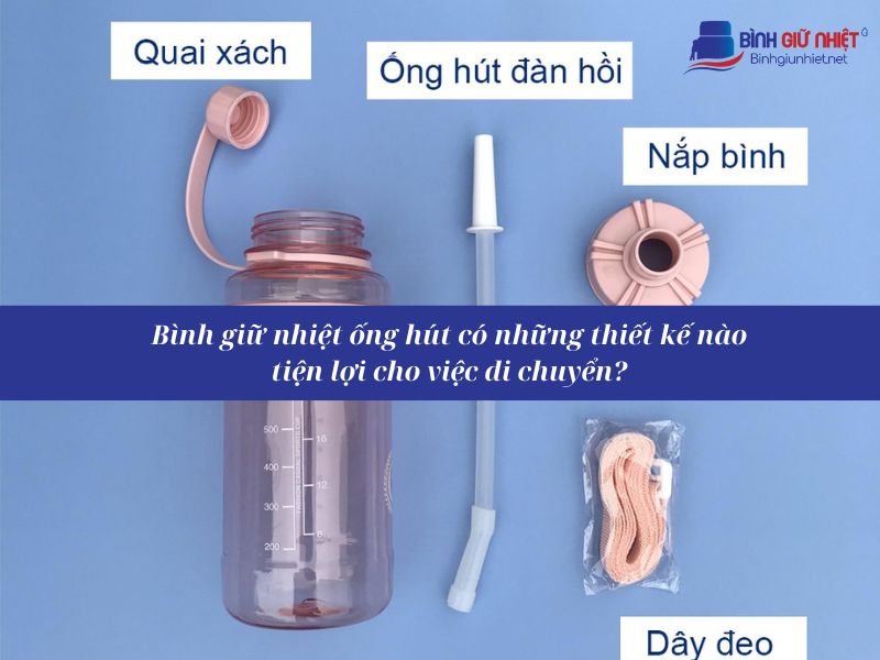 Cách chọn bình giữ nhiệt có ống hút bằng nhựa chất lượng