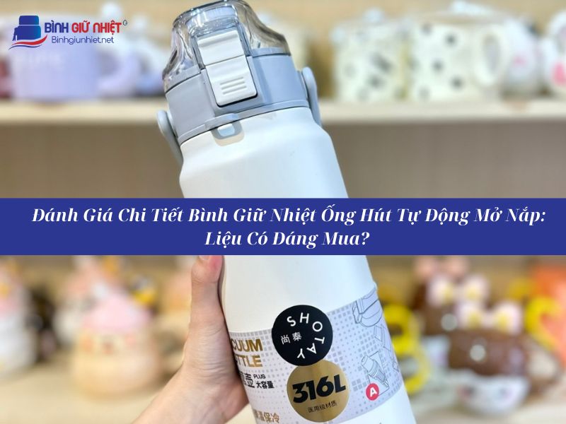 Bình Giữ Nhiệt Có Ống Hút Tự Động Mở Nắp Loại Nào Tốt Nhất Hiện Nay?