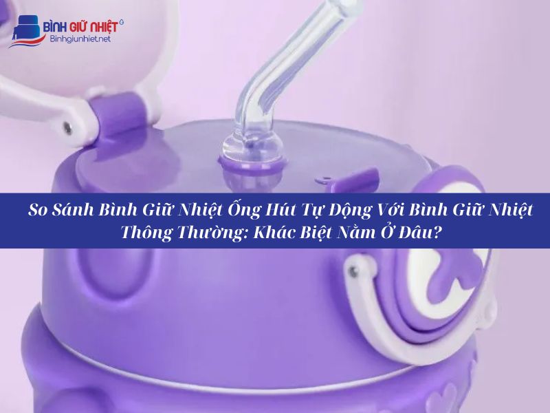 Bình Giữ Nhiệt Có Ống Hút Tự Động Mở Nắp Loại Nào Tốt Nhất Hiện Nay?