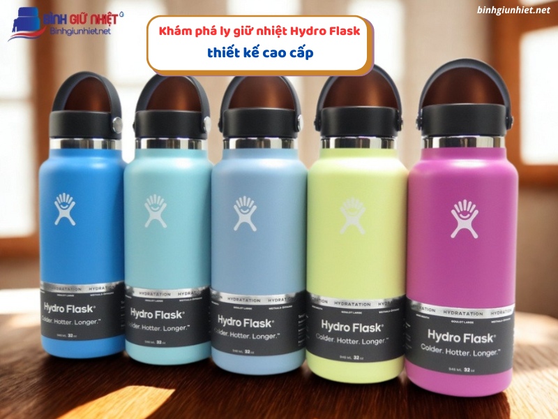 ly giữ nhiệt Hydro Flask thiết kế cao cấp binhgiunhietnet