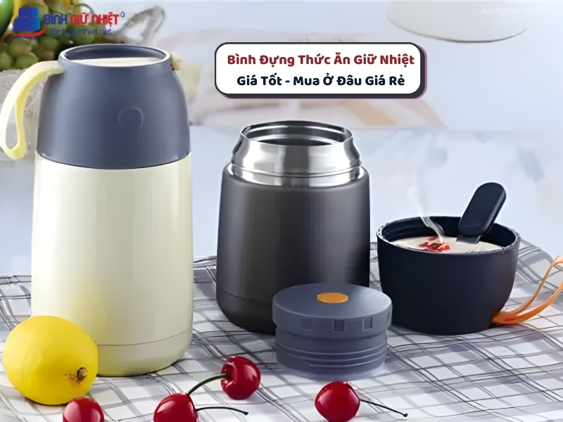 Bình Đựng Thức Ăn Giữ Nhiệt Giá Tốt binhgiunhietnet